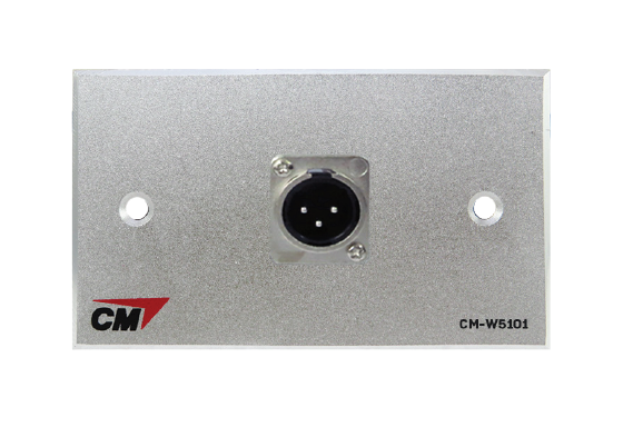 CM CM-W5101XM แผ่นติด XLR ตัวผู้ 1 ช่อง