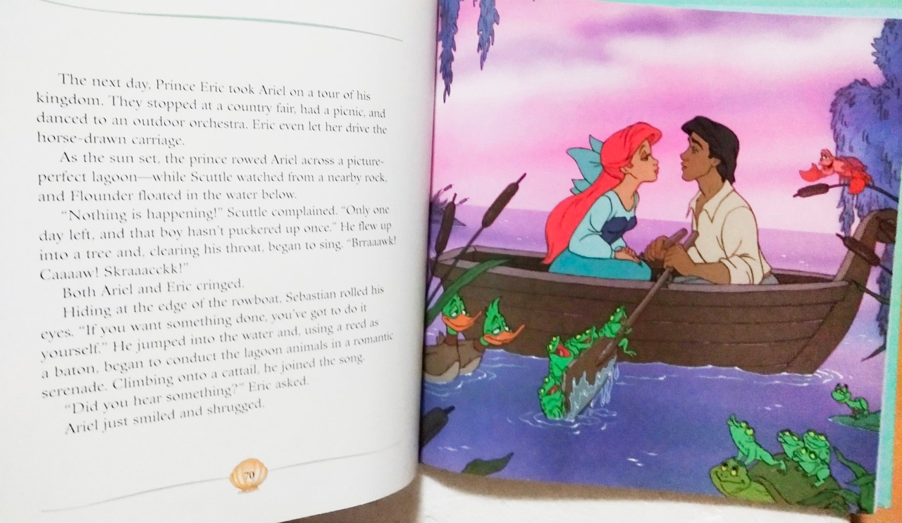 หนังสือนิทานภาพสวย**ปกหลังมีตำหนิตรงสันบนและมีรอยตามภาพ, เจ้าหญิงเงือกน้อย แอเรี่ยล The Little Mermaid