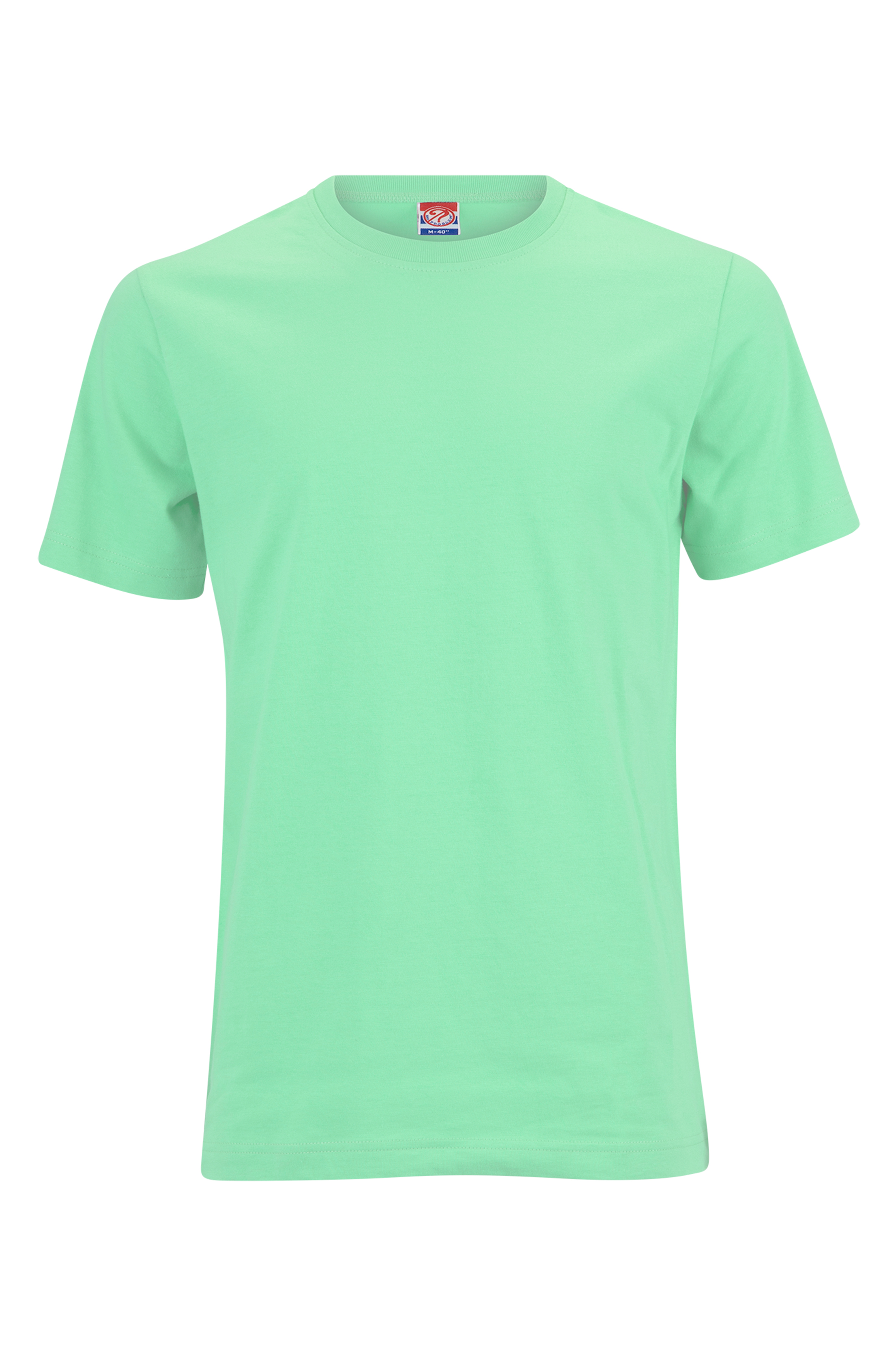 Noproblem Noproblem ยอดขาย No.1 รับประกัน ไม่ย้วย ไม่ยืด ผ้านุ่ม เสื้อยืด สีพื้น เสื้อยืดคอกลม สีเขียวมิ้นท์