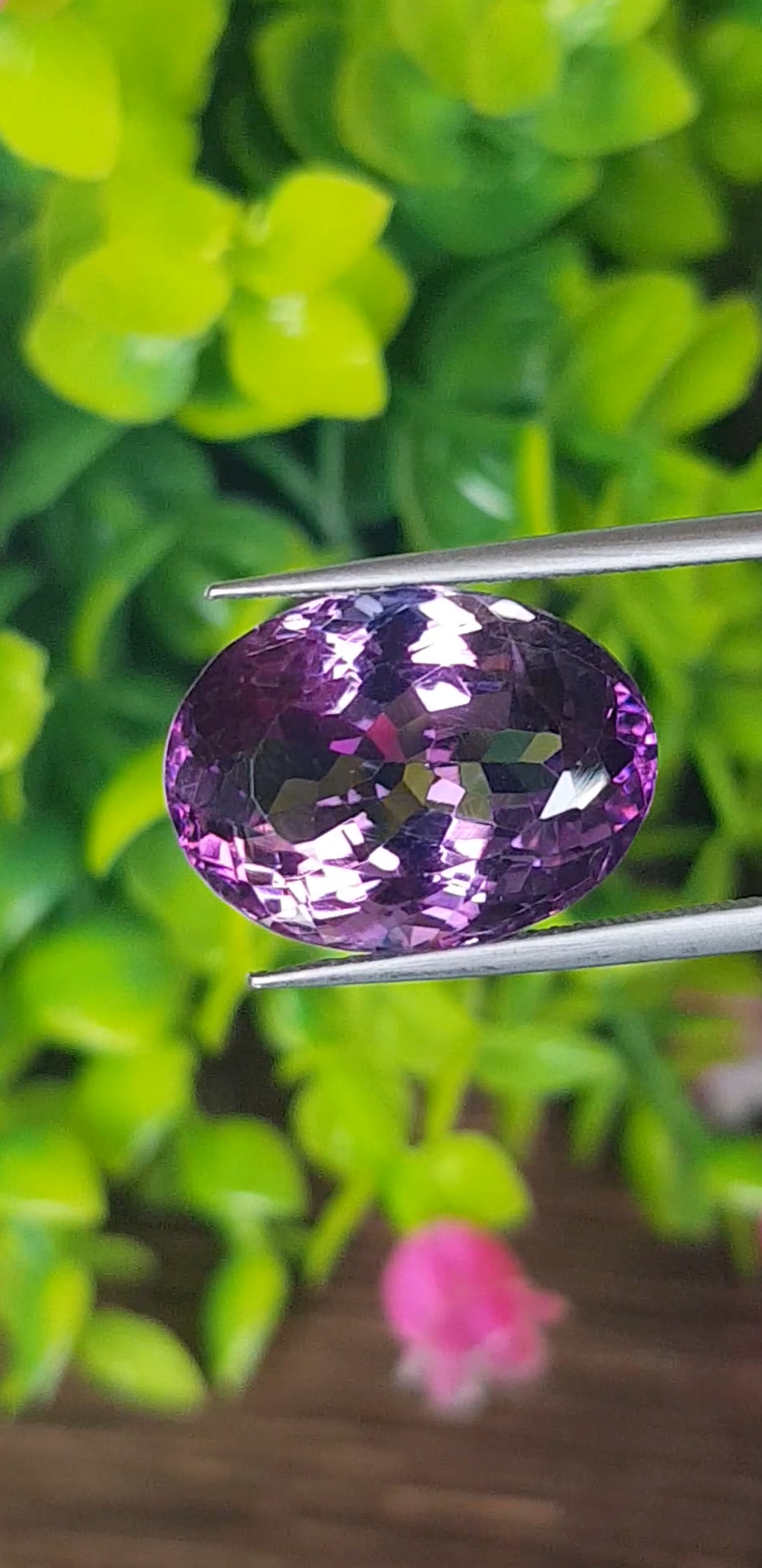 พลอย อเมทิส Amethyst 12.12 กะรัต (Cts.) พลอยแท้ อัญมณีมงคลประจําวันเกิด เครื่องประดับพลอย