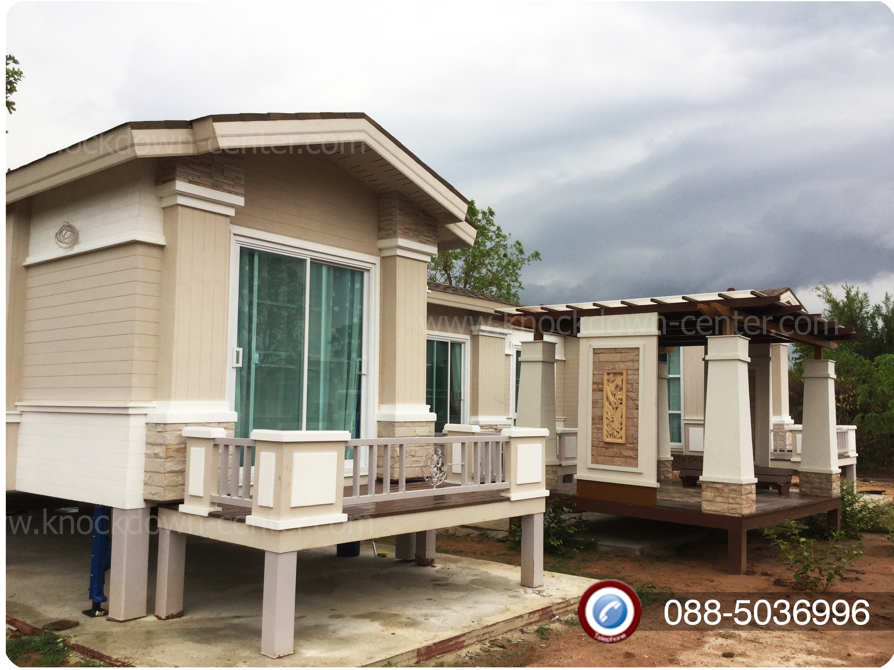 บ้านน็อคดาวน์ บ้านสำเร็จรูป Grand Modern U 005