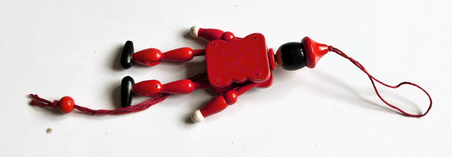 ของเล่น ของสะสม ตุ๊กตาหุ่นชัก พิน๊อคคิโอ Pinocchio ของเก่า วัสดุไม้ ชักเชือก ตุ๊กตาจะขยับแขนขา เก่าเก็บตามสภาพ