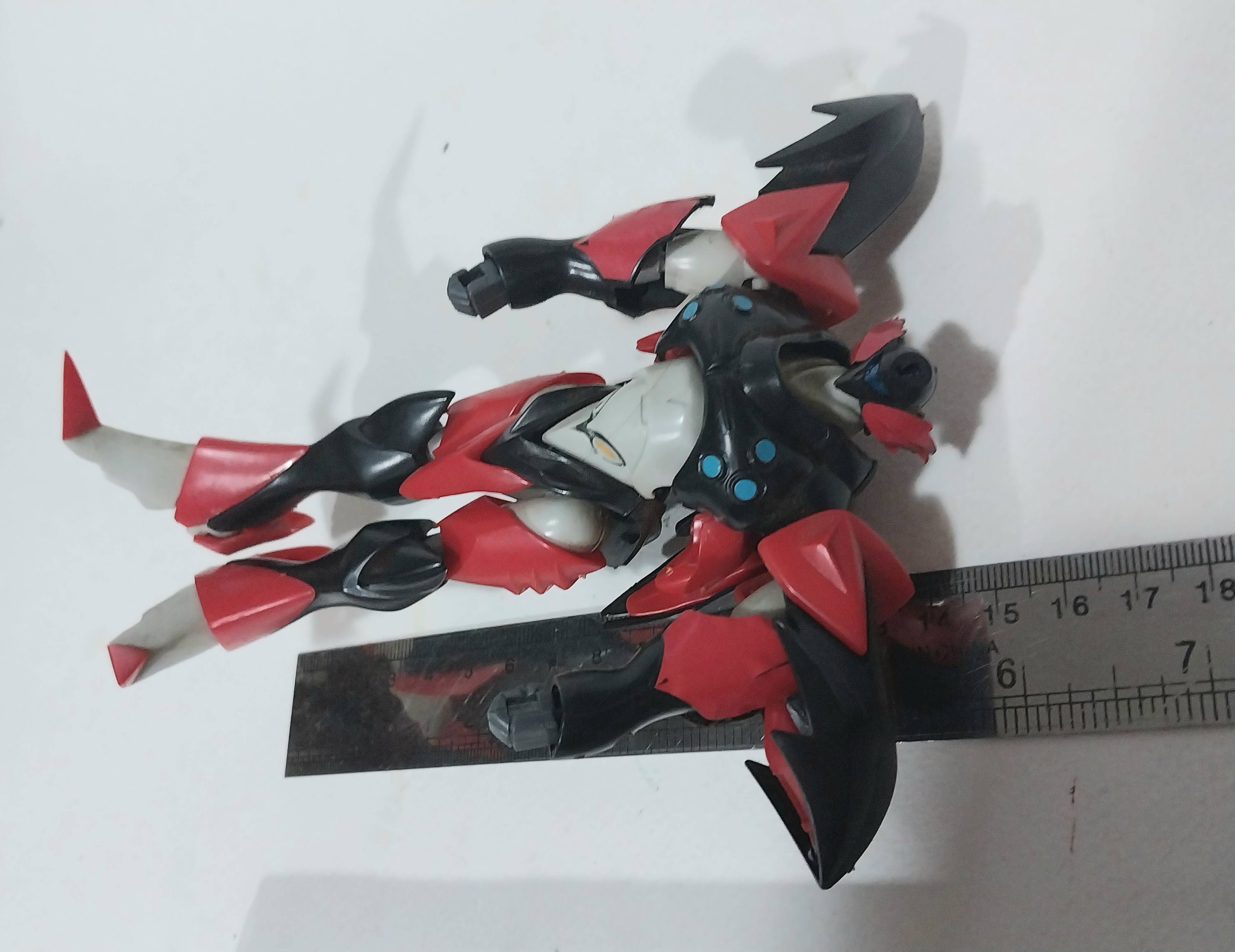 มีหลายภาพ, **เขาหาย ของมีตามภาพ,หุ่นยนต์เทคก้าแมนเบลด พลาสติกโมเดล ขนาดประมาณ 15 ซม.