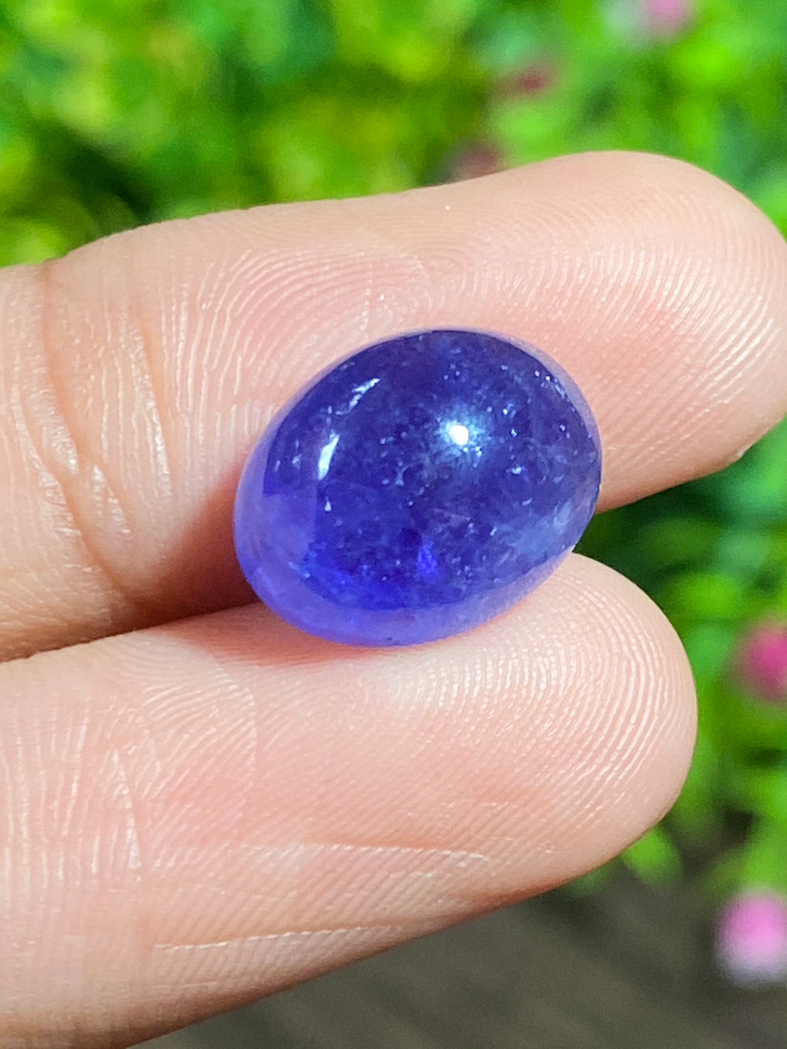 พลอย แทนซาไนท์ Tanzanite 9.57 กะรัต (Cts.) พลอยแท้ อัญมณีมงคลประจําวันเกิด เครื่องประดับพลอย