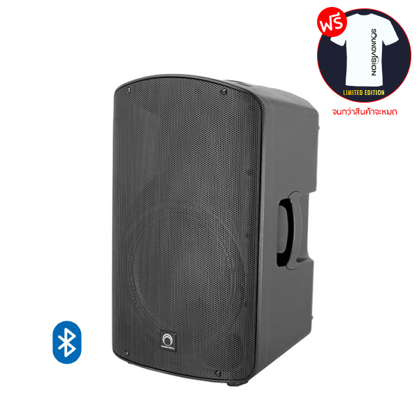 SOUNDVISION AP-15A ตู้ลำโพง ขนาด 15 นิ้ว 2 ทาง 1600 วัตต์ มีแอมป์ในตัว Class D รองรับสตรีมมิ่งบลูทูธไร้สาย