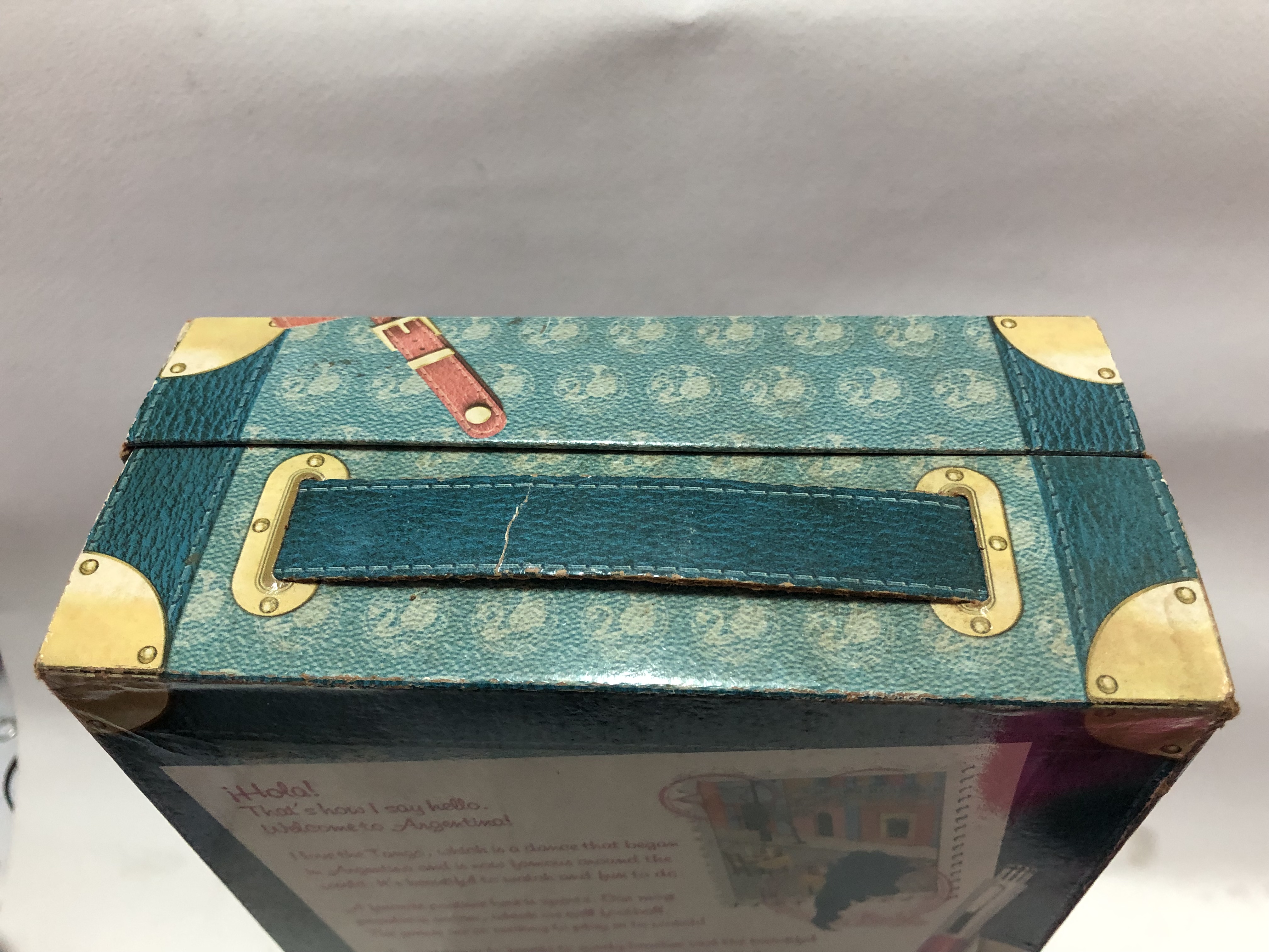 มือ1 เก่าเก็บในกล่อง กล่องมีตำหนิ ตุ๊กตาบาร์บี้ รุ่น Dolls of the World ตุ๊กตาบาร์บี้อาเจนติน่า Argentina