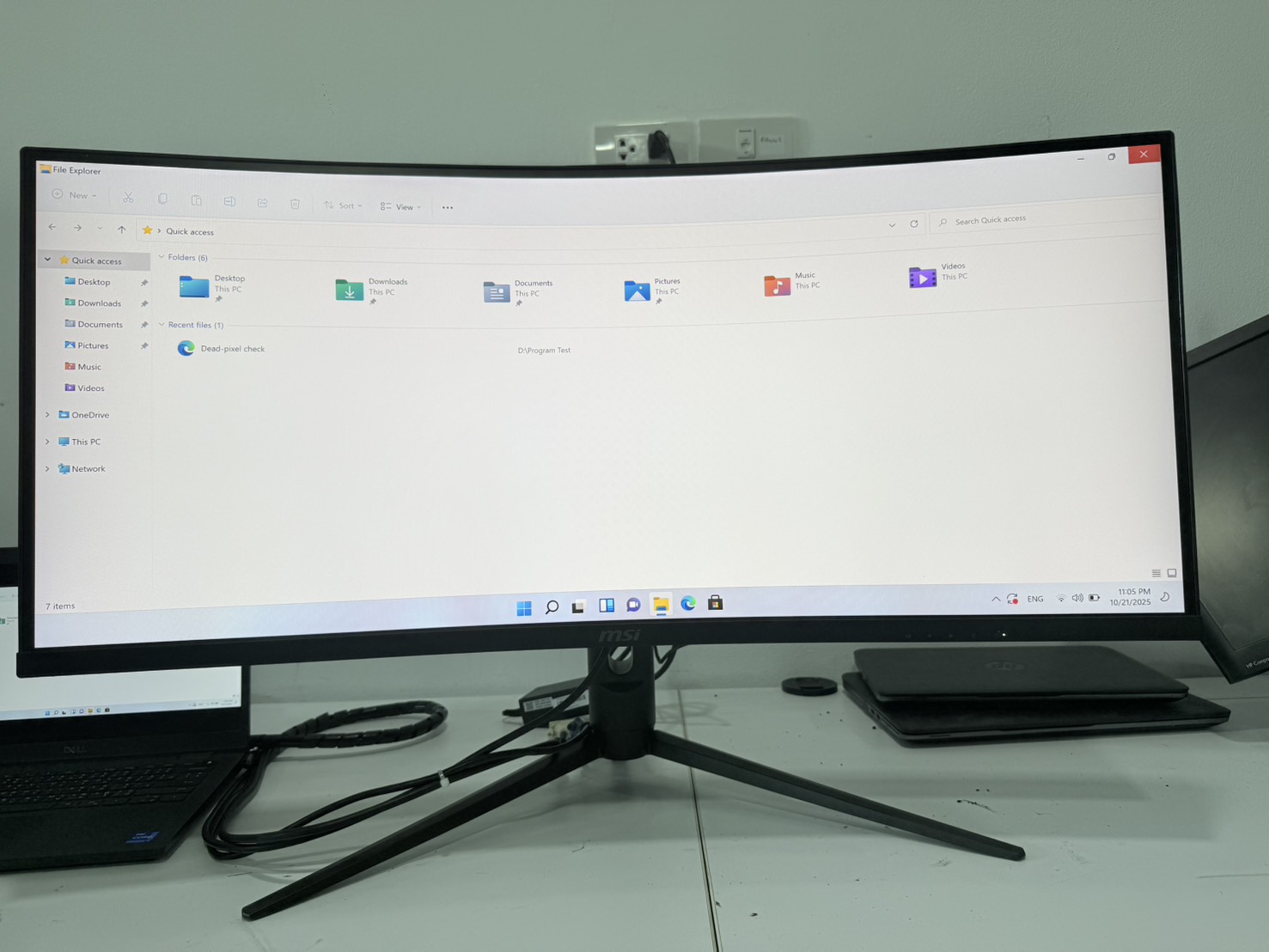 MONITOR (จอมอนิเตอร์) Msi Mag 342CQR E2 34-inch + Adapter
