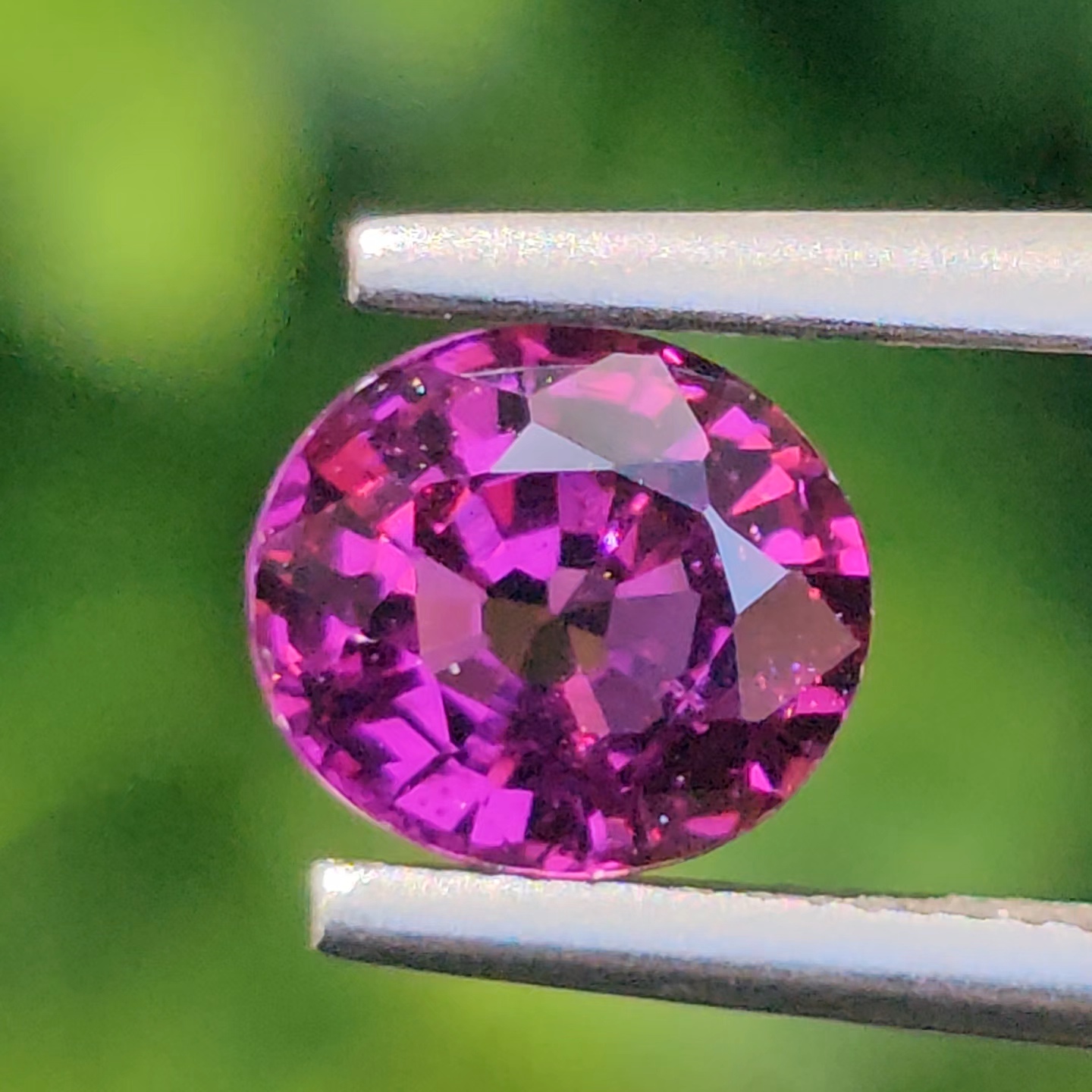 พลอย อุมบาไลต์ การ์เน็ต Umbalite Garnet 1.07กะรัต (Cts.) ดิบ Unheated ลอยแท้ อัญมณีมงคลประจําวันเกิด เครื่องประดับพลอย