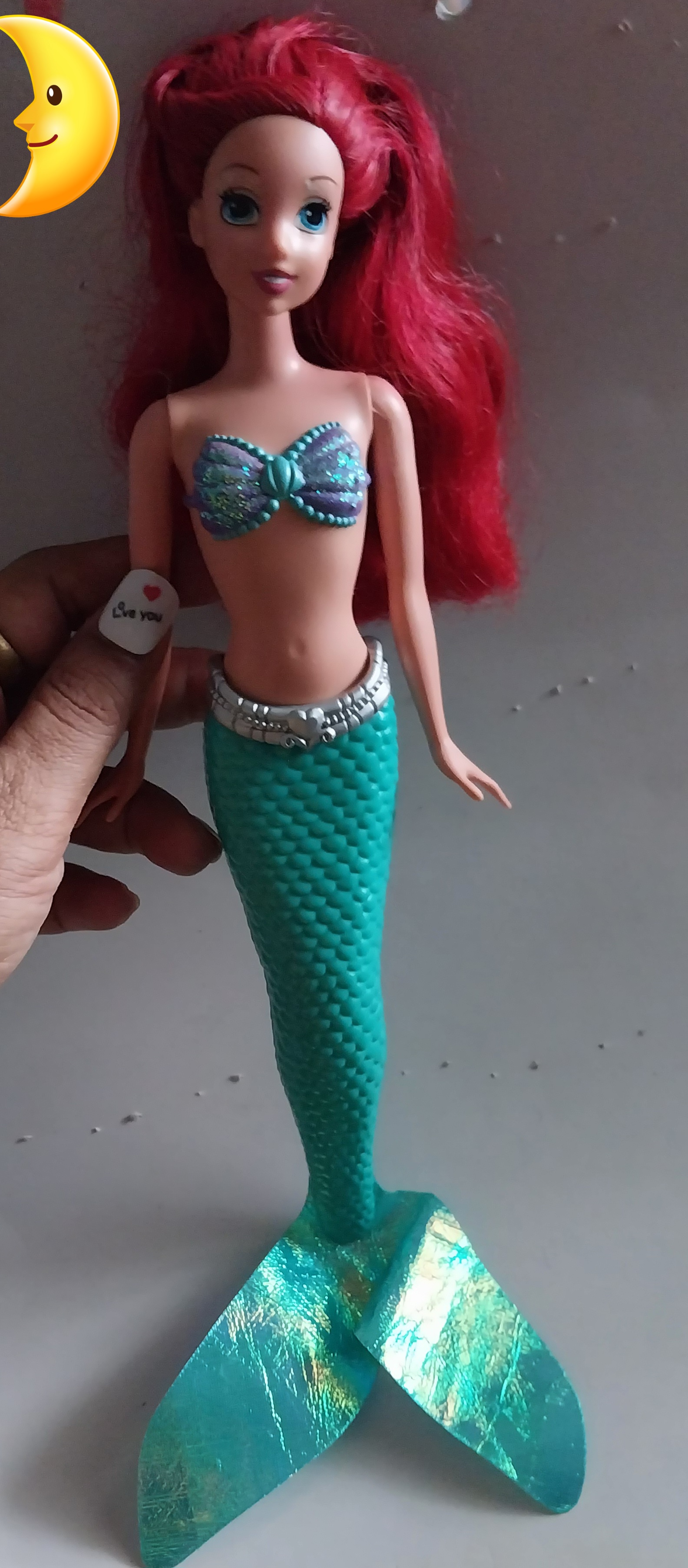 มือ2 สภาพสะวม เจ้าหญิงเงือกน้อย แอเรี่ยล Ariel the little mermaid เจ้าหญิงดิสนีย์ ของมีตามภาพ Mattel2010