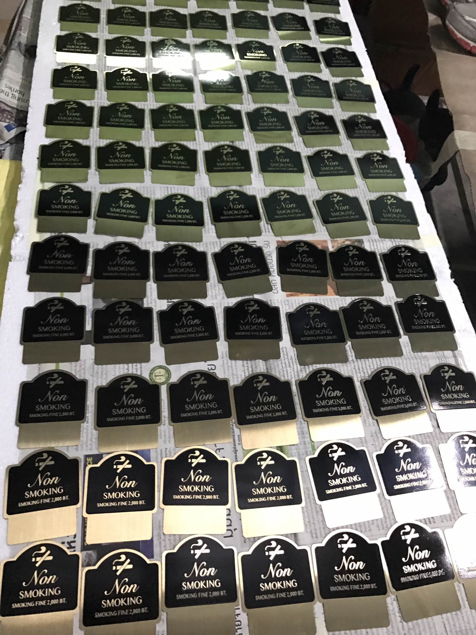 ป้ายโลหะกัดกรด