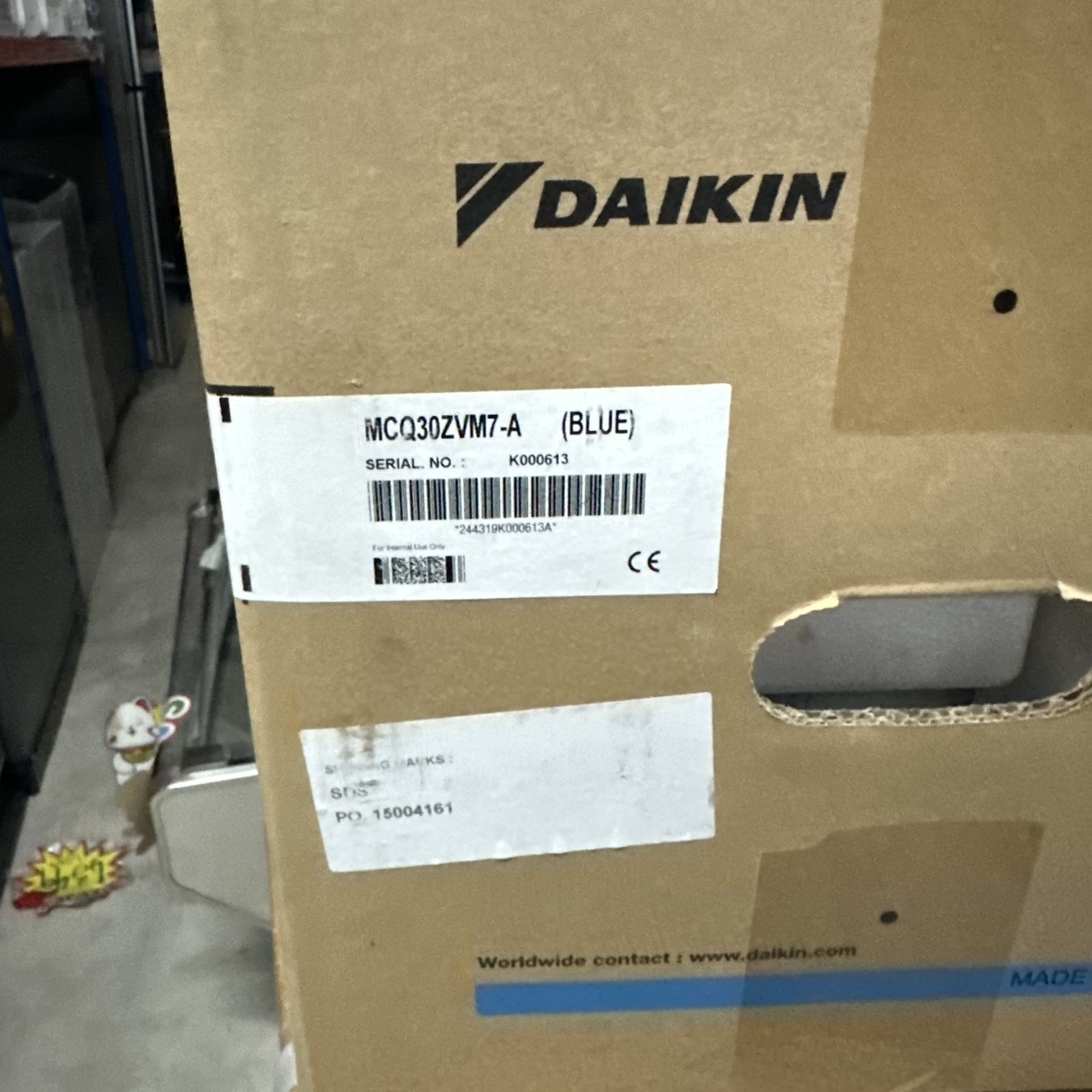 เครื่องฟอกอากาศ Daikin Air Purifier MCQ30ZVM7-A *** ของใหม่