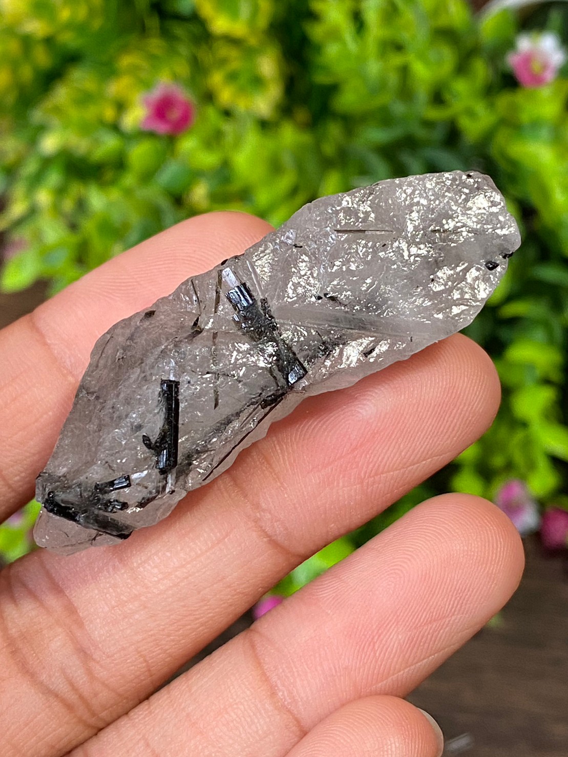 ก้อน ไหมดำ ควอตซ์ แก้วขนเหล็ก Black Rutilated Quartz Rough 147.39 กะรัต Cts. พลอยแท้ อัญมณีมงคลประจําวันเกิด เครื่องประดับพลอย