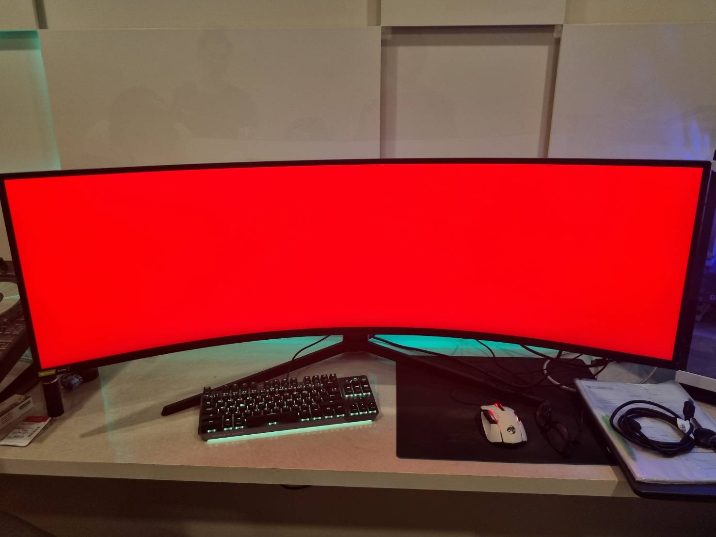 MONITOR (จอมอนิเตอร์) SAMSUNG ODYSSEY G9 LC49G95TSSEXXT VA 49 INCH CURVED 2K 240Hz