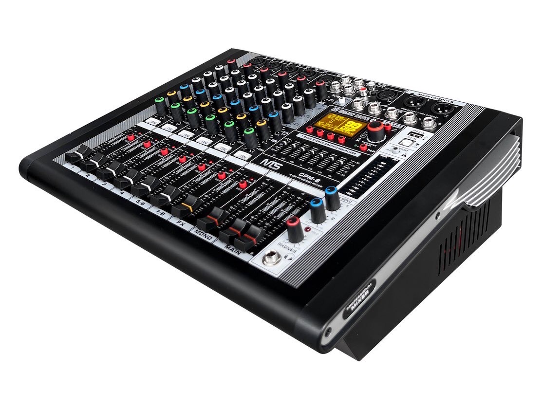 NTS CPM-8 POWER MIXER เพาเวอร์มิกเซอร์ (8 โมโนอินพุท )