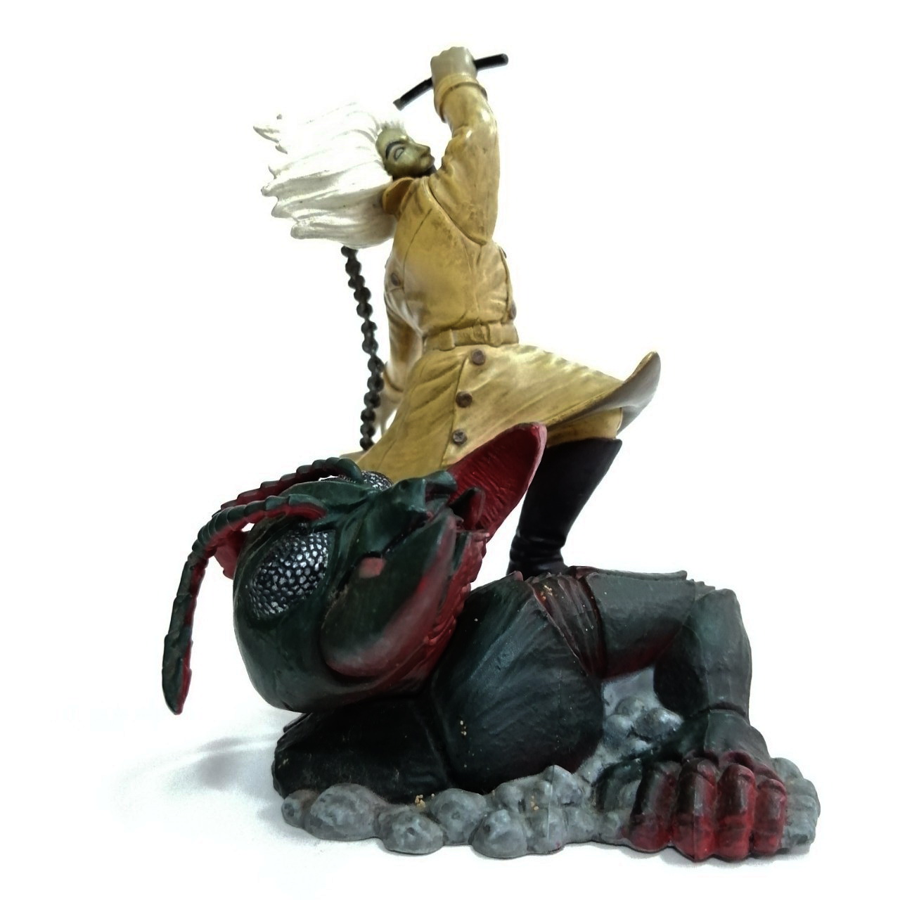 ชุดฉาก ตัวละครจาก มังงะ ของ อ.อิชิโนโมริ โชทาโร่ "หน้ากากทอง" ขนาด 5 นิ้ว พลาสติกตัน สภาพดี