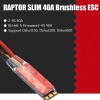 Flycolor RAPTOR SLIM 40A 2-4S Brushless ESC Dshot BLHeli-S FLYCOLOR40A