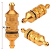 Aluminum alloy fuel filter กรองน้ำมัน 2 ทาง - สีทอง (1 ชิ้น) AP440FF-4