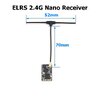 รีซีฟ ExpressLRS BAYCK 2.4G มีชิป PA LNA เพิ่มสัญญาณแรงขึ้น Wifiในตัว Telemetry 100mW ระบบ ELRS Radio Nano Long Range พร้อม T-type Antenna 11X18mm สำหรับโดรนซิ่ง FPV