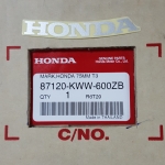 สติ๊กเกอร์แถบเครื่องหมาย ฝาครอบหน้ารถสีบรอนซ์ เวฟ110ไอ,ฯลฯ