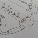 ท่อไอเสีย CBR150R