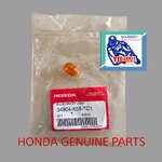 หลอดไฟเลี้ยวหน้าสีส้ม12V10W เวฟ110ไอ/ฯลฯ