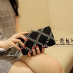 Pre-order กระเป๋าออกงาน Evening Clutch Mini ทรงสี่เหลี่ยม สวยหรู ขนาดจับถนัดมือ พร้อมสายสะพายยาว