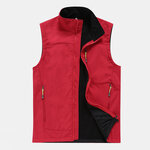 เสื้อกั๊กกันหนาว ซับฟลีซ ผ่าซิปหน้า กระเป๋าซิป (10301MM)