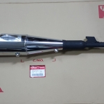 ท่อไอเสีย เวฟ125T(ไฟเลี้ยวบังลม)ชุบ