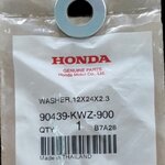 แหวนรอง12*24*2.3 MSX125SF/PCX125-150/คลิก125ไอ/เวฟ125ไอ/ฯลฯ