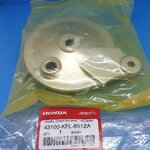 จานเบรคหลังสีบรอนซ์ เวฟ110T/เวฟ100S(2ตา)