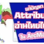 ปัญหาเรื่องของตาราง Attribute Table อ่านภาษาไทยไม่ได้