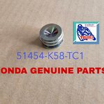 ตัวปิดปลายแกนโช๊คอัพหน้า เวฟ110ไอ(ปี2021-25) /ซุบเปอร์คัพ(ปี2021-24)/เวฟ125ไอ(ปี2023-25)