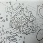 ฝาสูบ MSX125D(ตัวแรก)/SF