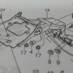 บังโคลนหลัง MSX125G