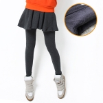 กางเกงกระโปรงเลกกิ้ง ซับกำมะหยี่กันหนาว (11890L)