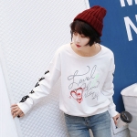 เสื้อสเวตเตอร์แฟชั่นหน้าหนาว แขนยาวแต่งผูกเชือกเก๋ (11982H)