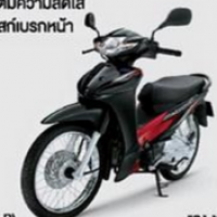 บังโคลนหน้าท่อนหน้าสีดำ เวฟ110ไอ(ปี12-15/C-E)