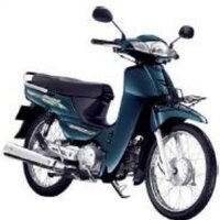 ฝาครอบแฮนด์ด้านหน้าสีเขียว(เข้ม) ดรีม125,M(ปี2006-2007)