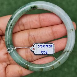 JB0703-002 หยก พม่า แท้ Jade กำไลหยก (Jadeite bracelet) พม่า (Myanmar) 57.2 มม.