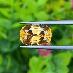 พลอย เพทาย Natural Zircon 5.00 กะรัต (Cts.) พลอยแท้อัญมณีมงคล ประจําวันเกิด เครื่องประดับพลอย