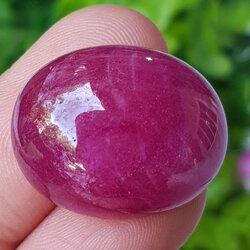 พลอย ทับทิม (Ruby Sapphire) 41.35 กะรัต (Cts.) พลอยแท้ อัญมณีมงคลประจําวันเกิด เครื่องประดับพลอย