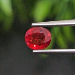 พลอย ทับทิม ซองเจีย Songea Ruby Sapphire 1.13 กะรัต (Cts.) พร้อมใบเซอร์ พลอยแท้ อัญมณีมงคลประจําวันเกิด เครื่องประดับพลอย