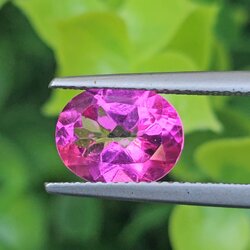 พลอย ชมพู พิ้งค์ โทแพซ Pink Topaz 2.99 กะรัต พลอยแท้ อัญมณีมงคลประจําวันเกิด เครื่องประดับพลอย