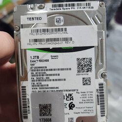 HDD Seagate Exos 10E2400 1.2TB SAS SAS ที่วิ่ง 24 G มือสองตัวแรก ๆของไทยเลยทีเดียว (ใช้ได้กับ Dell R760 R460 R560)