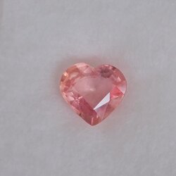 พลอย พัดพารัดชา Padparadscha Sapphire 1.17 กะรัต (Cts.) พร้อมใบเซอร์ พลอยแท้ อัญมณีมงคลประจําวันเกิด เครื่องประดับพลอย