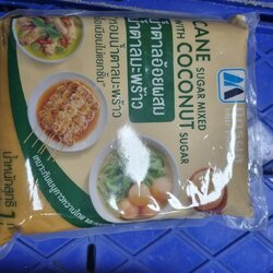 MITRPHOL มิตรผลน้ำตาลอ้อยผสมน้ำตาลมะพร้าว 1กก มี 76 ถุง