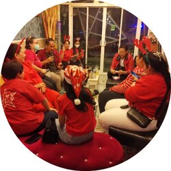 งานเลี้ยงสังสรร คริสมาศ (เพื่อนอนุบาล คุณเอ)25 ธันวาคม 64