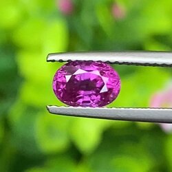พลอย ชมพู พิ้ง แซฟไฟร์ Pink Sapphire 1.13 กะรัต (Cts.) พร้อมใบเซอร์ พลอยแท้ อัญมณีมงคลประจําวันเกิด เครื่องประดับพลอย