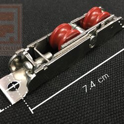 ล้อบานเลื่อน UPVC (ล้อแฝด) รุ่น 100 กก.