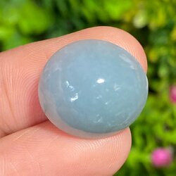 หยกพม่าเจียรนัย (Burmese jade ) 17.65 กะรัต หยกพม่า (jadeite)